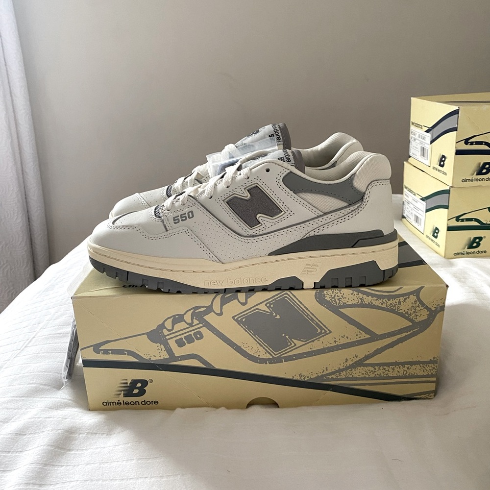Aime Leon Dore NB 550s Gray White Men’s size 7.5💨